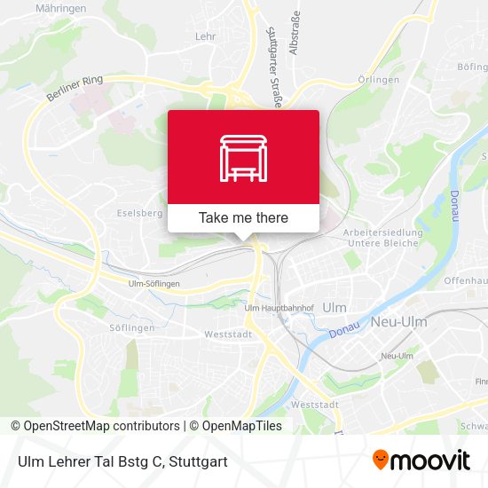 Карта Ulm Lehrer Tal Bstg C