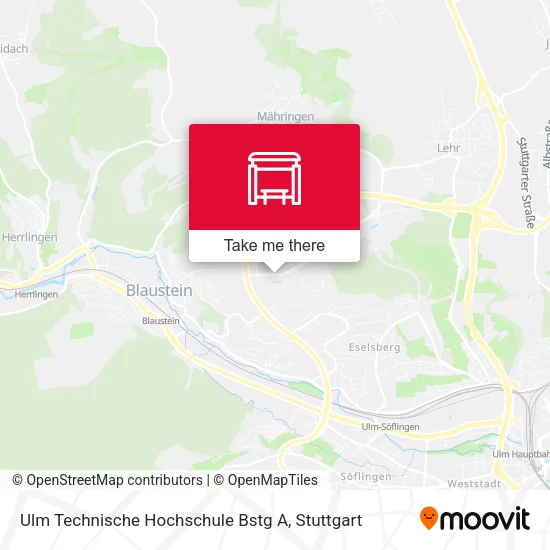 Карта Ulm Technische Hochschule Bstg A