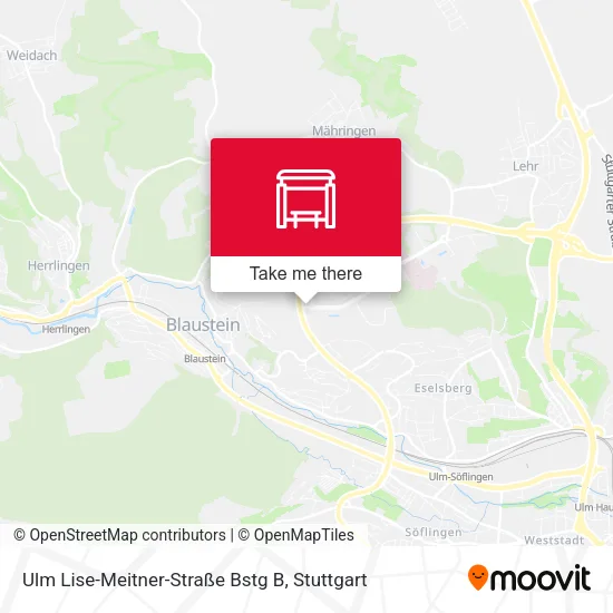 Карта Ulm Lise-Meitner-Straße Bstg B