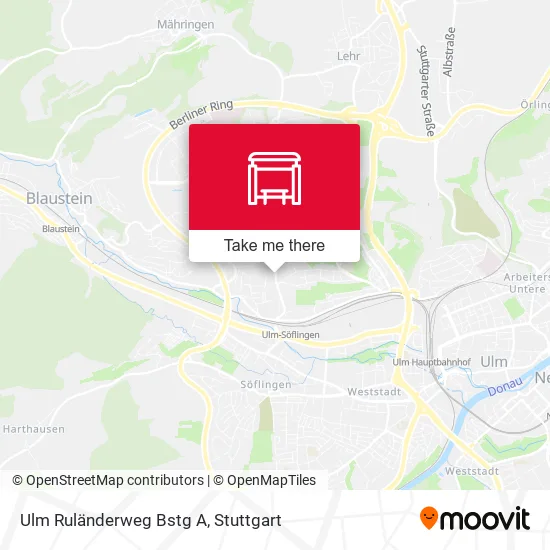 Карта Ulm Ruländerweg Bstg A