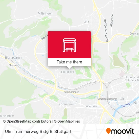 Карта Ulm Traminerweg Bstg B