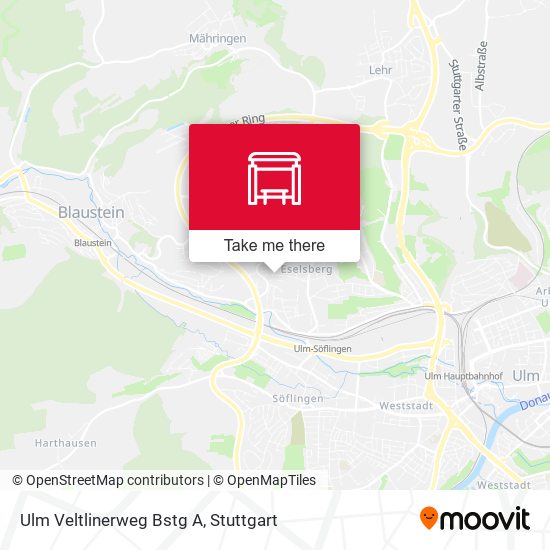 Ulm Veltlinerweg Bstg A map