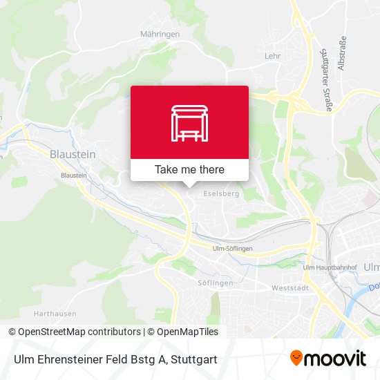 Карта Ulm Ehrensteiner Feld Bstg A