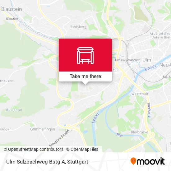 Карта Ulm Sulzbachweg Bstg A