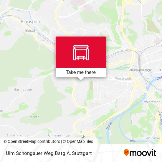 Карта Ulm Schongauer Weg Bstg A