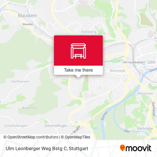 Ulm Leonberger Weg Bstg C map