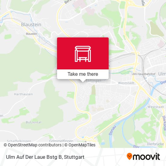 Ulm Auf Der Laue Bstg B map