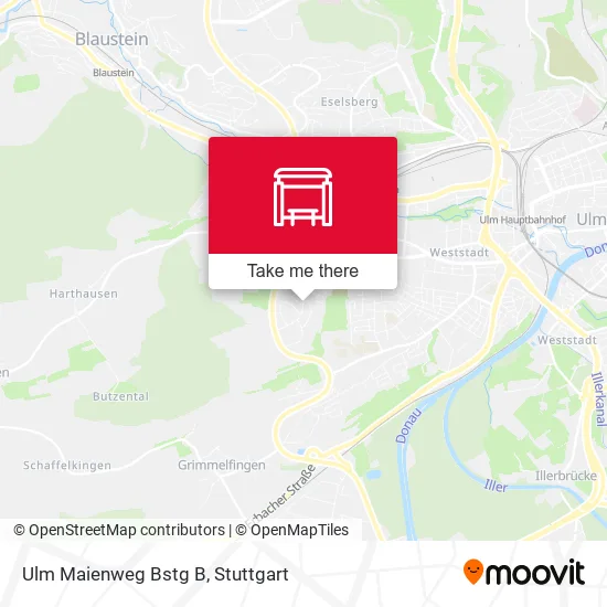 Карта Ulm Maienweg Bstg B