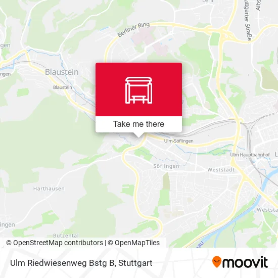 Карта Ulm Riedwiesenweg Bstg B