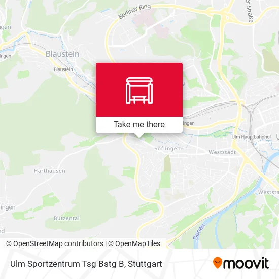 Карта Ulm Sportzentrum Tsg Bstg B