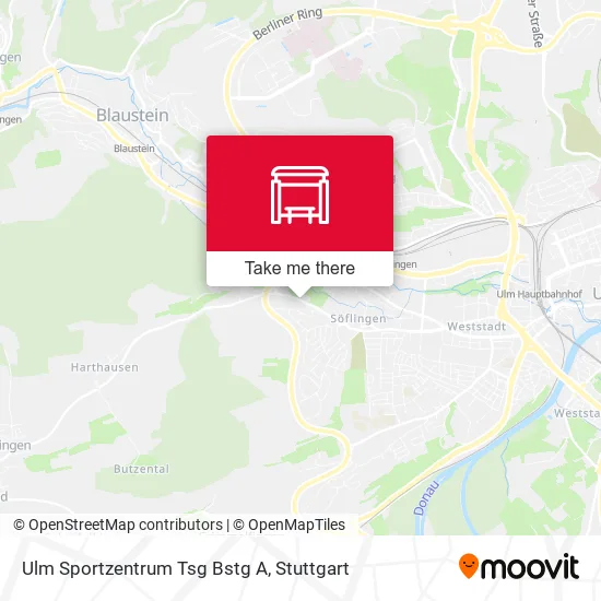 Карта Ulm Sportzentrum Tsg Bstg A