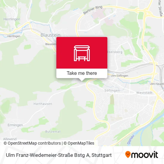 Карта Ulm Franz-Wiedemeier-Straße Bstg A