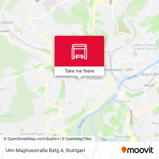 Карта Ulm Magirusstraße Bstg A