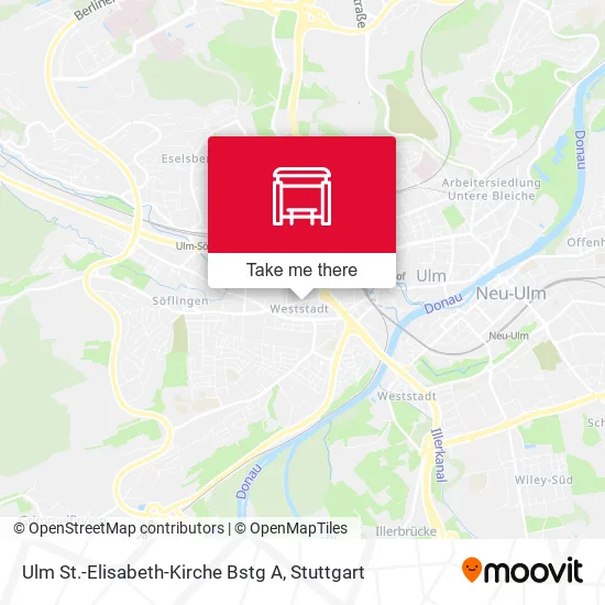 Карта Ulm St.-Elisabeth-Kirche Bstg A