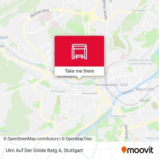 Ulm Auf Der Gölde Bstg A map
