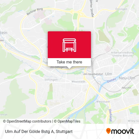 Карта Ulm Auf Der Gölde Bstg A