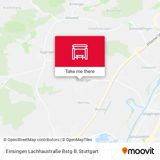 Карта Einsingen Lachhaustraße Bstg B