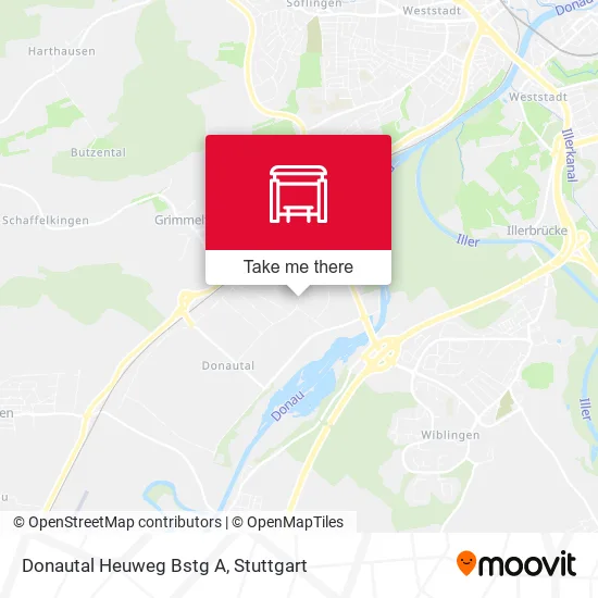 Карта Donautal Heuweg Bstg A