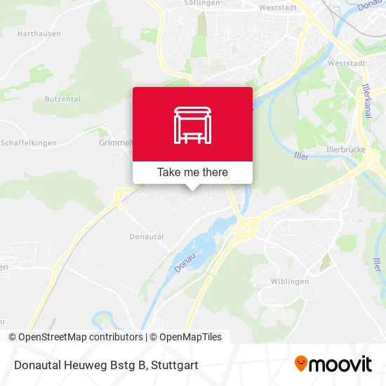 Карта Donautal Heuweg Bstg B