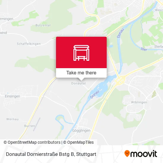 Карта Donautal Dornierstraße Bstg B