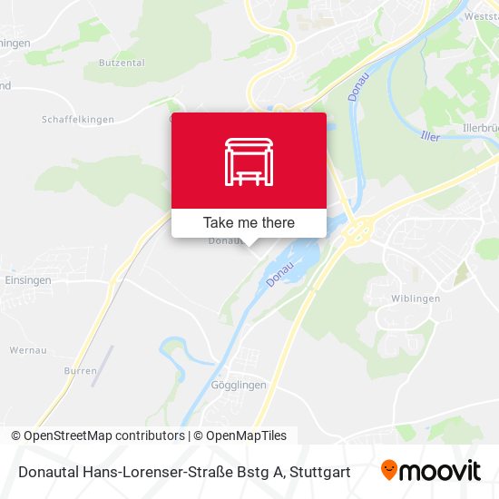 Donautal Hans-Lorenser-Straße Bstg A map