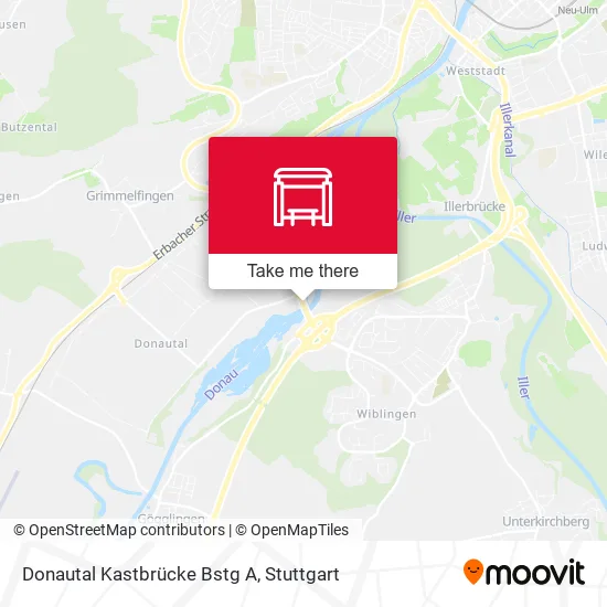 Карта Donautal Kastbrücke Bstg A