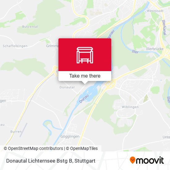 Карта Donautal Lichternsee Bstg B