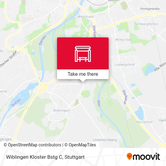 Карта Wiblingen Kloster Bstg C