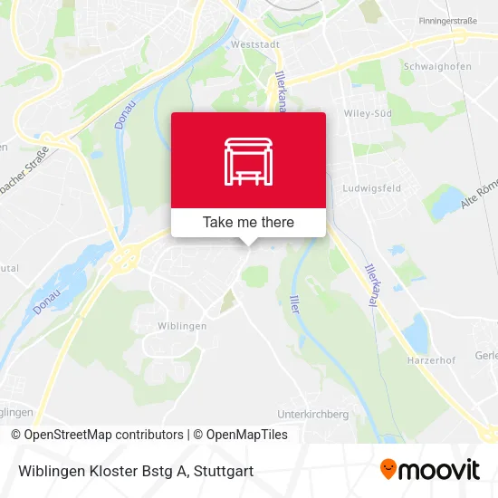 Карта Wiblingen Kloster Bstg A