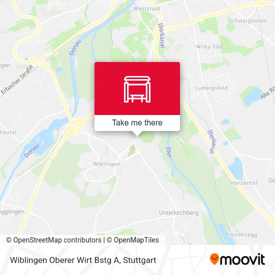 Карта Wiblingen Oberer Wirt Bstg A