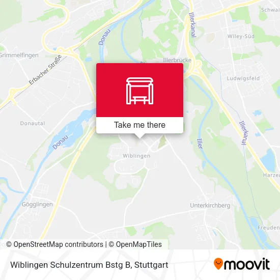 Карта Wiblingen Schulzentrum Bstg B