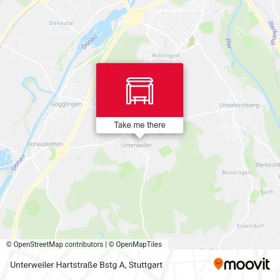 Карта Unterweiler Hartstraße Bstg A