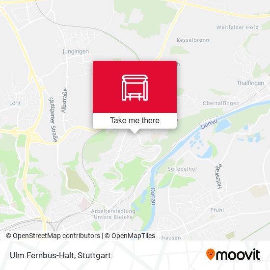 Карта Ulm Fernbus-Halt