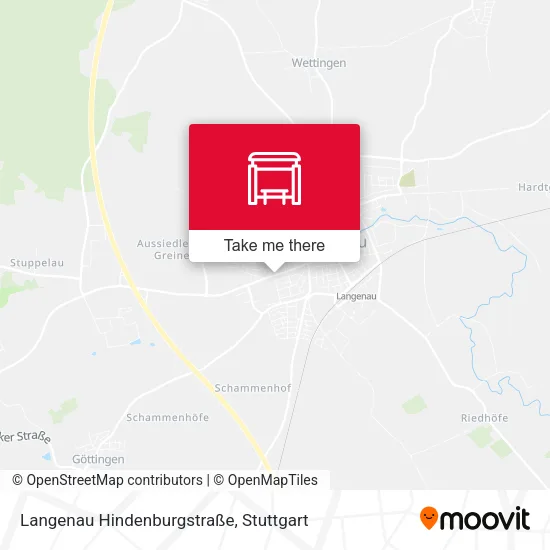 Карта Langenau Hindenburgstraße