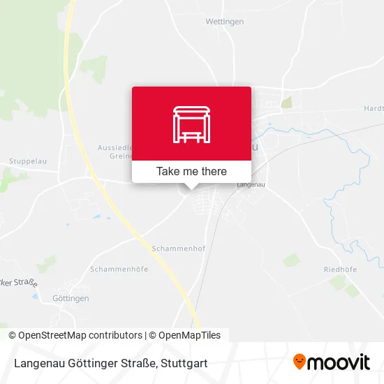 Карта Langenau Göttinger Straße