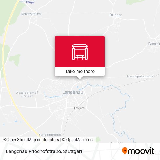 Langenau Friedhofstraße map