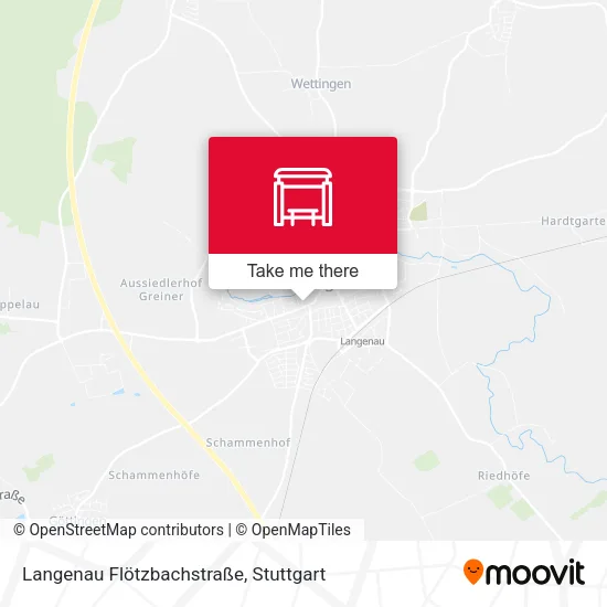 Карта Langenau Flötzbachstraße
