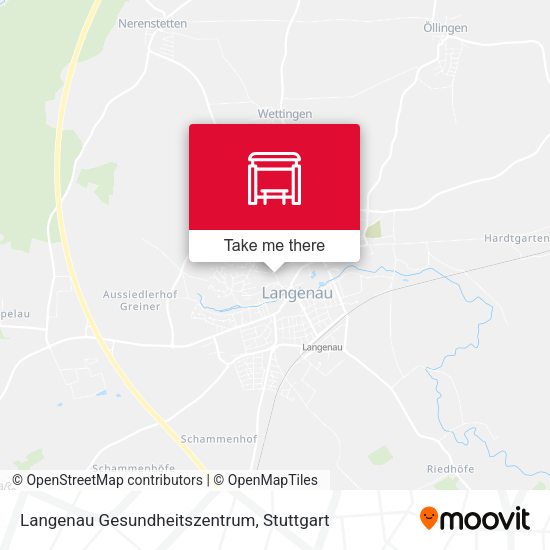 Langenau Gesundheitszentrum map