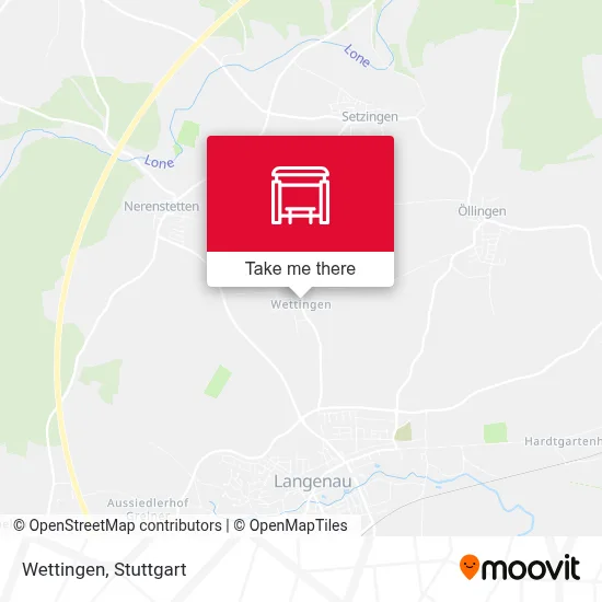 Wettingen map