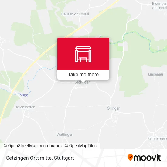 Карта Setzingen Ortsmitte