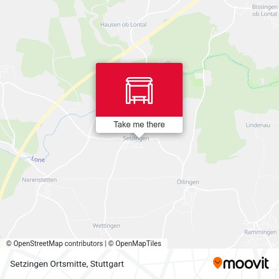 Карта Setzingen Ortsmitte