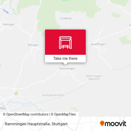 Карта Rammingen Hauptstraße