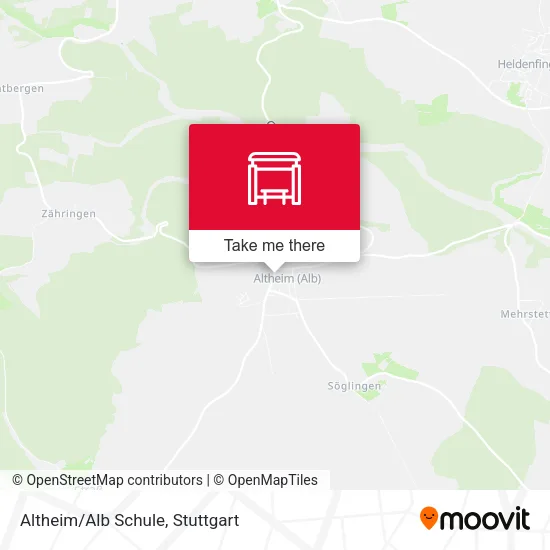 Карта Altheim/Alb Schule