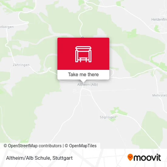 Карта Altheim/Alb Schule