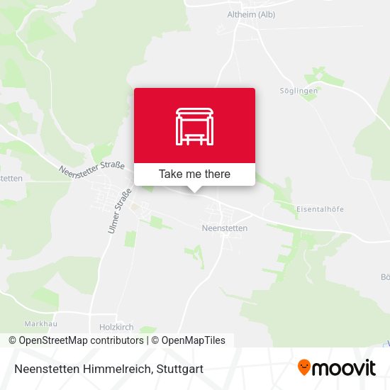 Neenstetten Himmelreich map