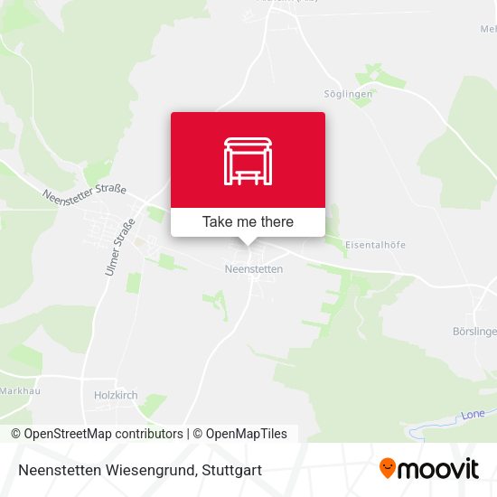 Neenstetten Wiesengrund map