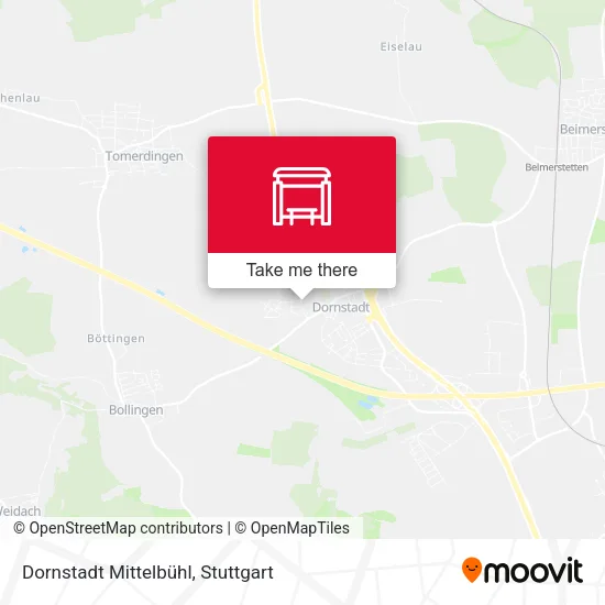 Карта Dornstadt Mittelbühl