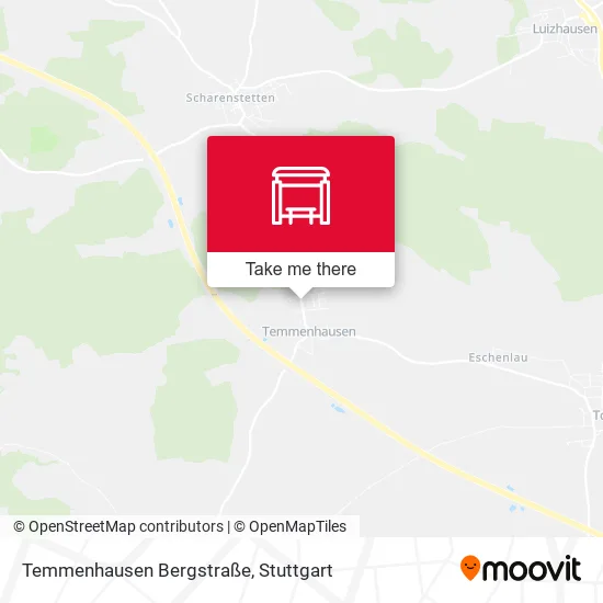 Карта Temmenhausen Bergstraße