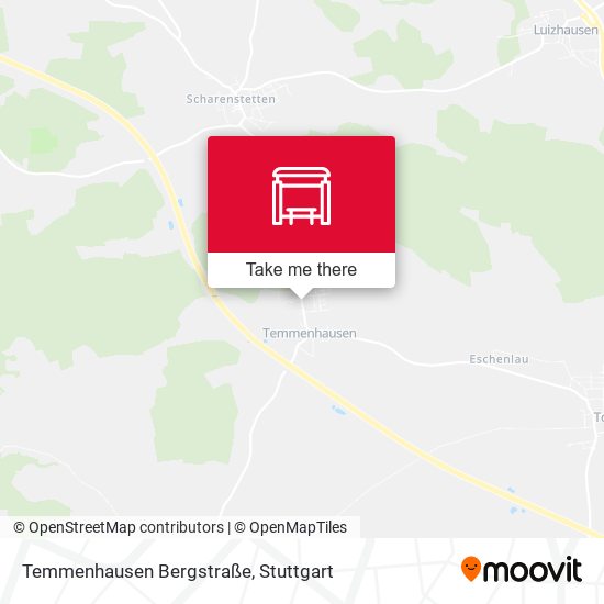 Temmenhausen Bergstraße map