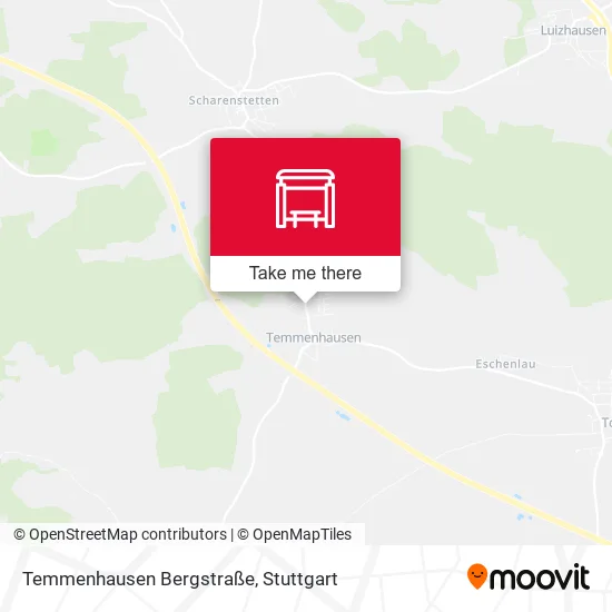 Карта Temmenhausen Bergstraße